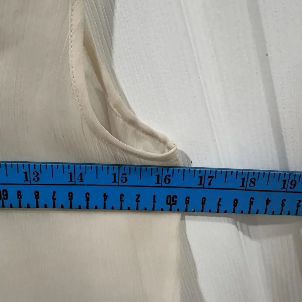 Women’s Free People Intimately Beige‎ Tank Blouse Top Sheer Layered Size Xsmall